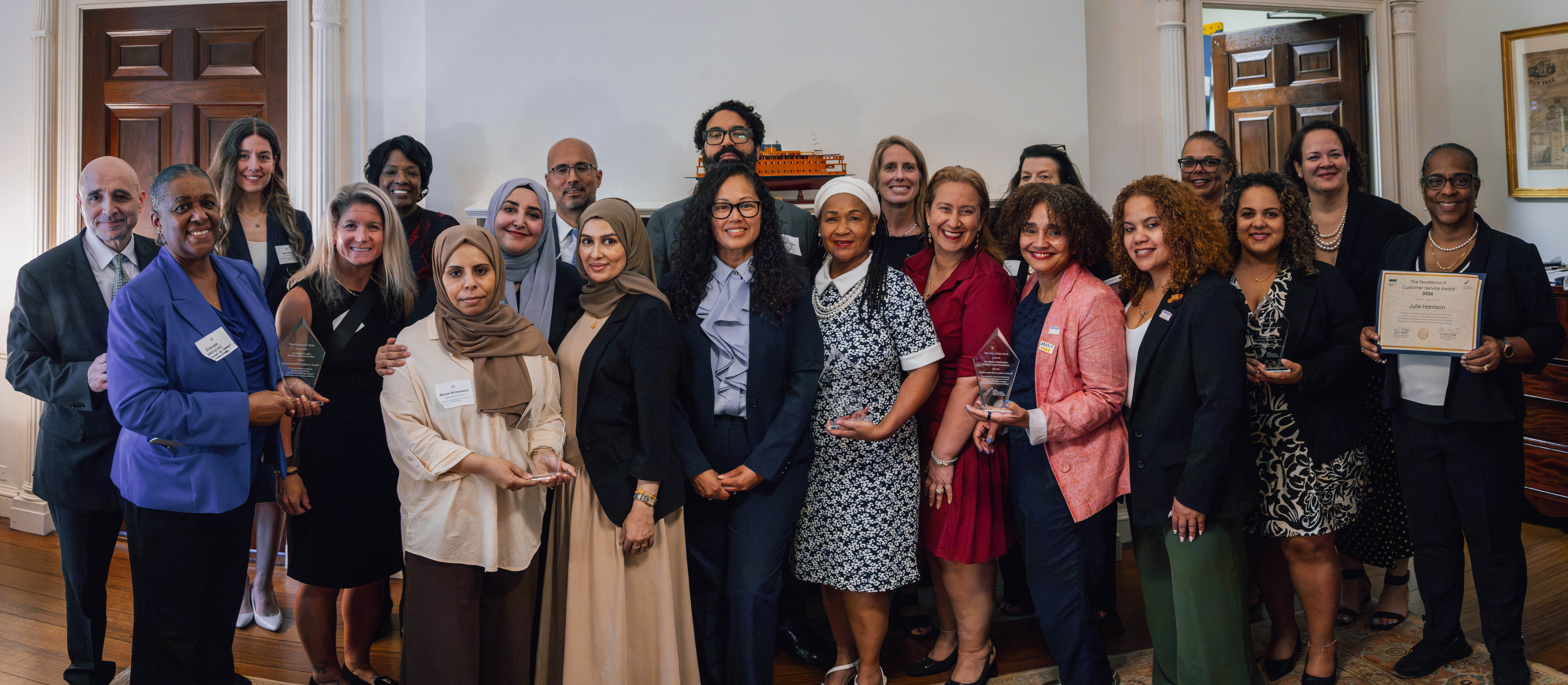 Winners from the 2nd Annual Excellence in Human Service Delivery Awards
                                           